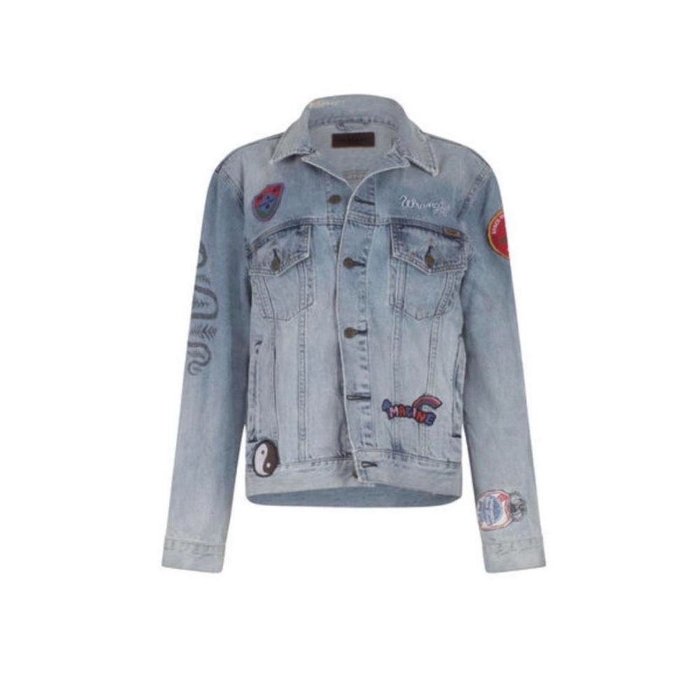 Wrangler "On Tour Trucker" embroidered Denim Jacket